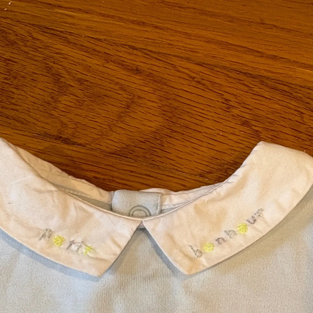 Jacadi Light Blue boy shirt and short Set